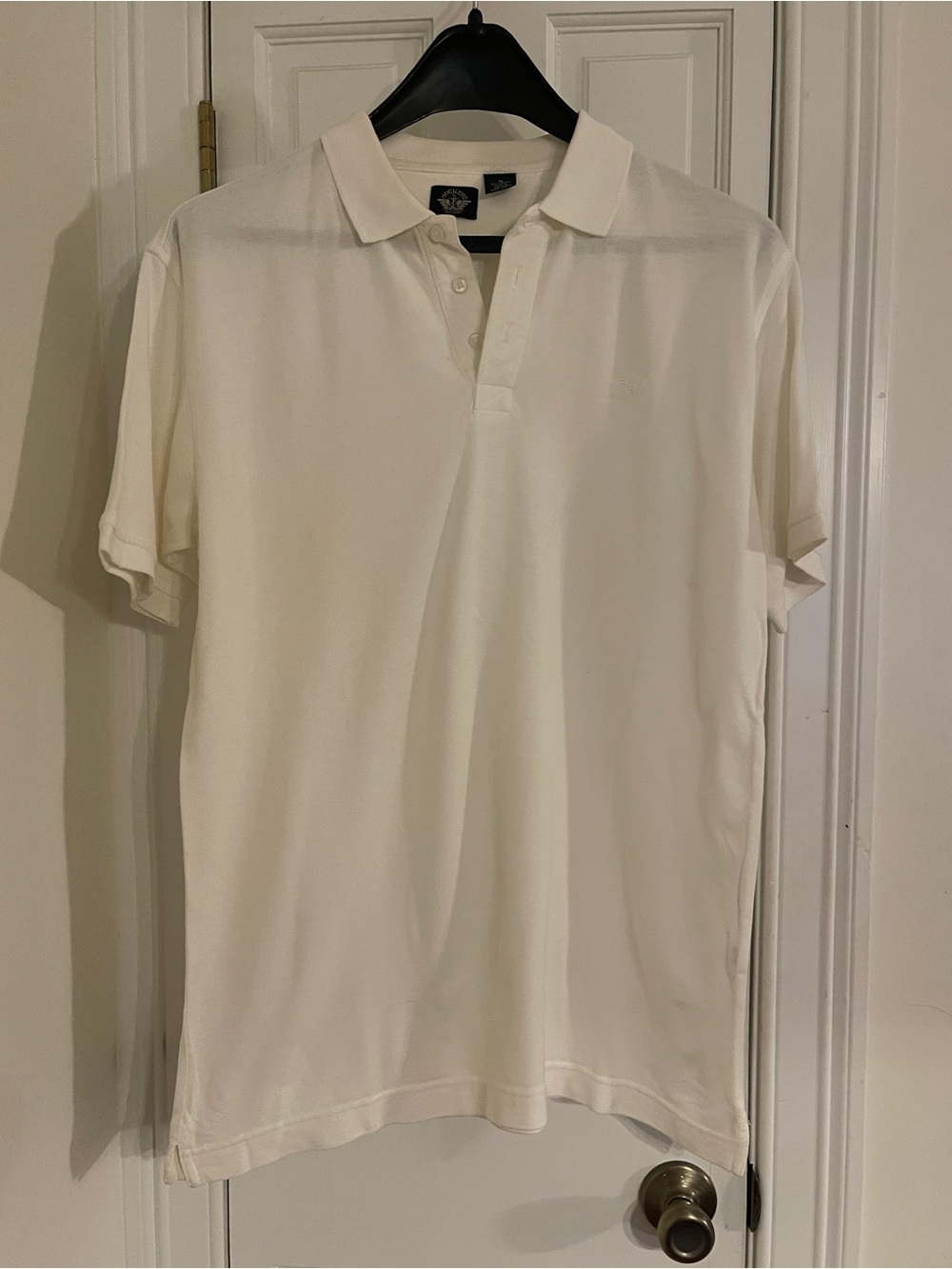 Dockers Men's White Polo Shirt
